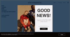 Desktop Screenshot of elevenparis.com